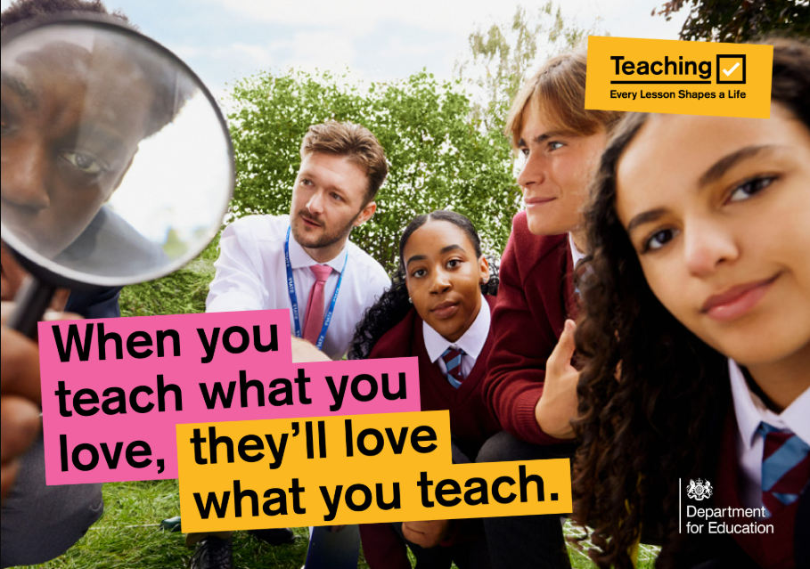 if you love what you teach, get into teaching Get into Teaching